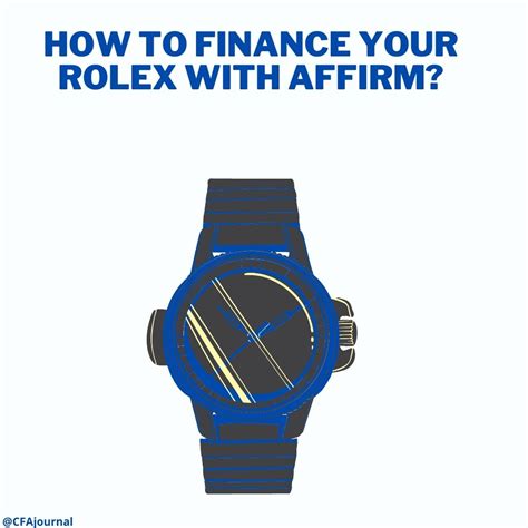 rolex a credit|affirm rolex financing.